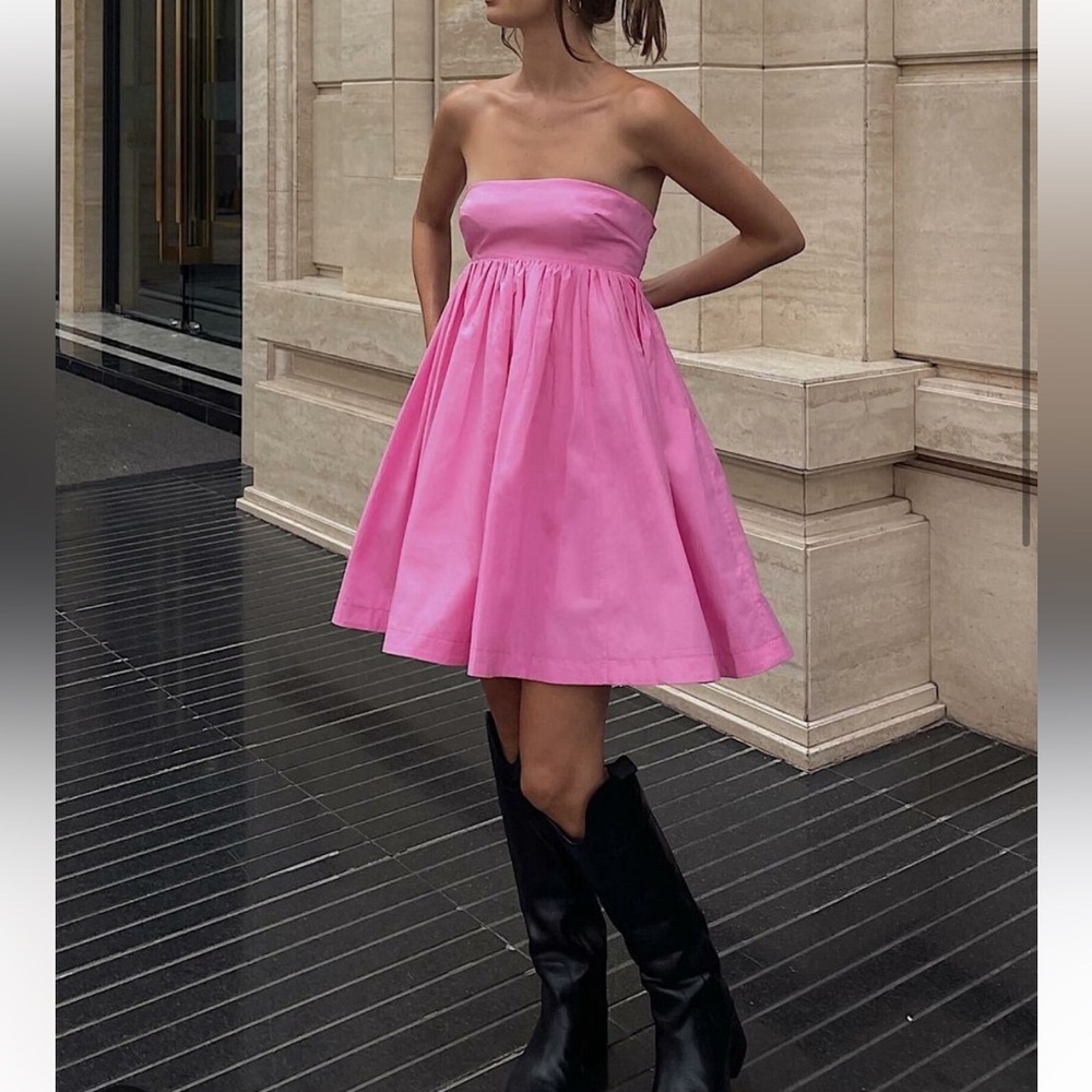 Steele Robbie dress in pink